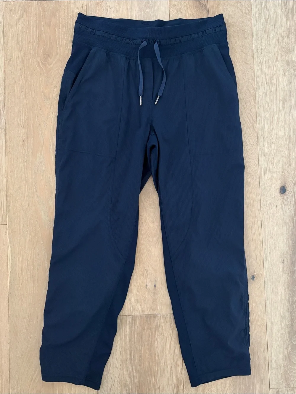 Lululemon Dance Studio Crop 25” Pants Size 6 True Navy Blue Swift Drawstring*Q15